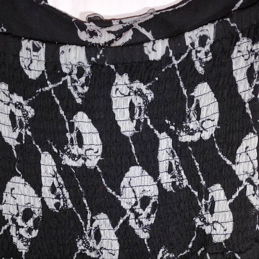 Tripp NYC & Torrid Colab Skull Dress Size 5 5X HTF - Picture 11 of 13